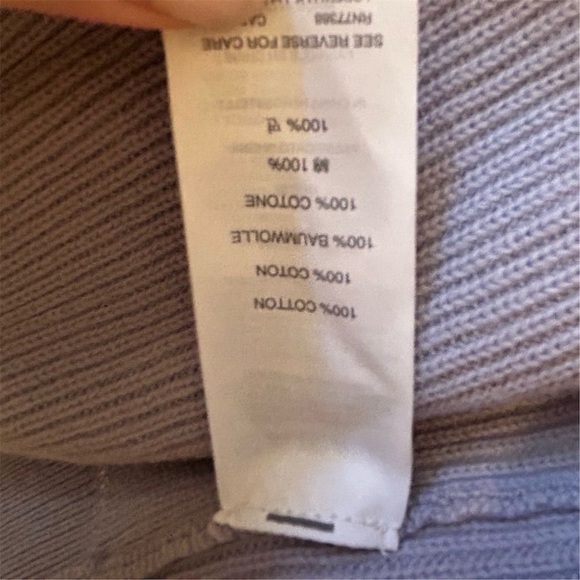 J Crew Light Purple Ribbed Cardigan Button Down V-Neck Size S - Picture 5 of 9